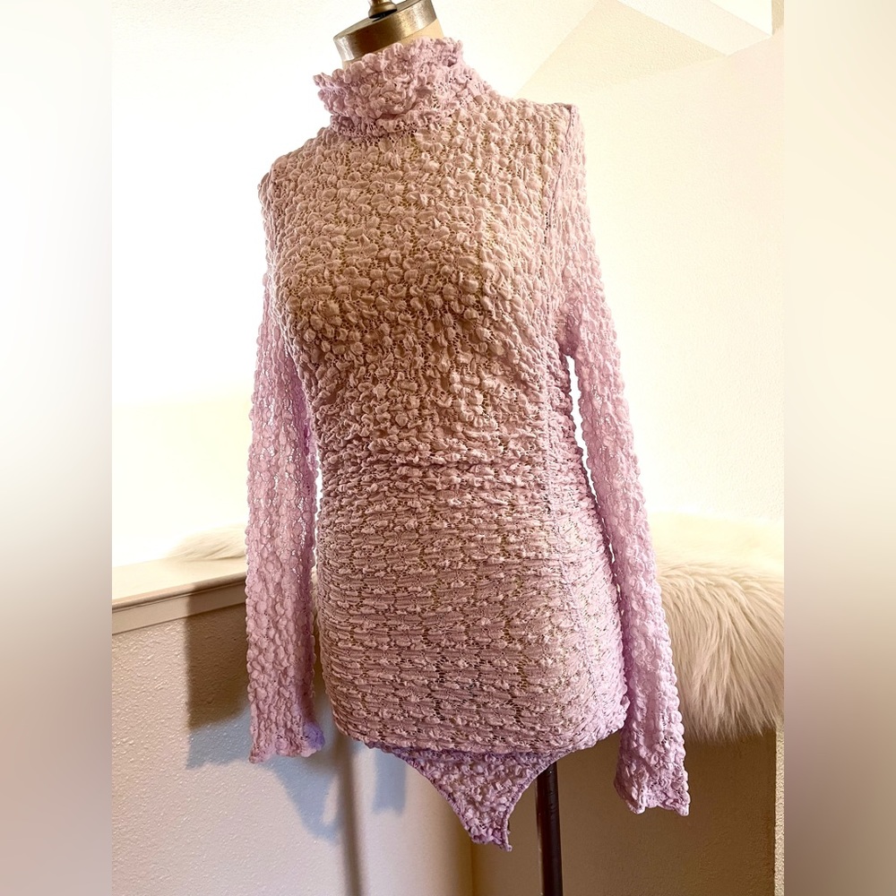 EUC S Lace Free People Bodysuit - Picture 2 of 9